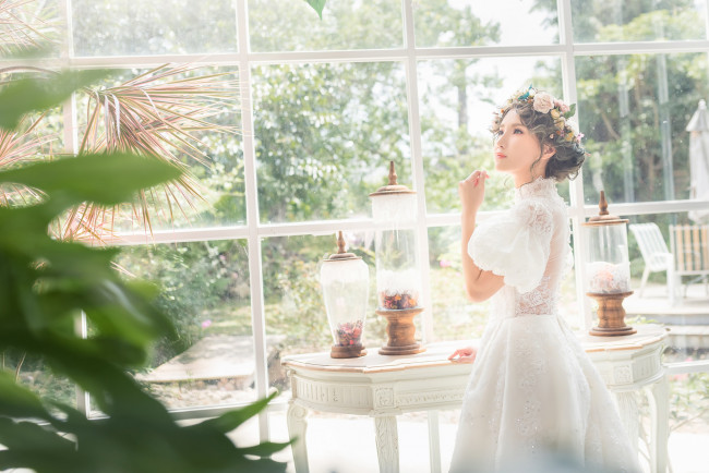 Обои картинки фото девушки, -unsort , невесты, невеста, платье, праздник, свадьба, красотка