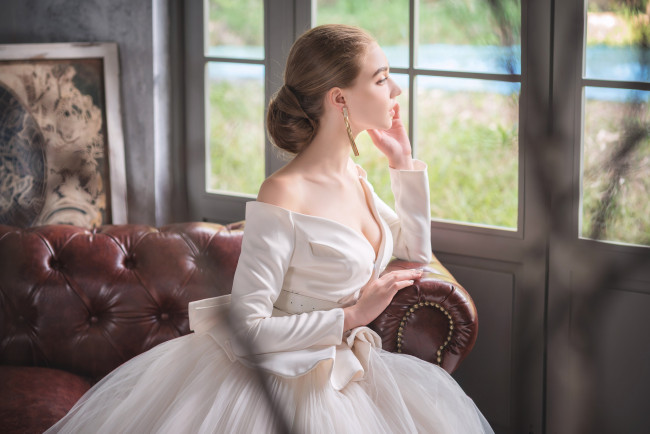 Обои картинки фото девушки, -unsort , невесты, невеста, платье, праздник, свадьба, красотка