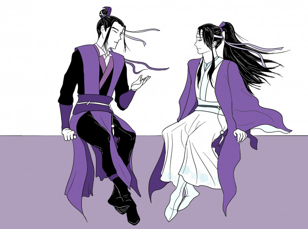 Обои картинки фото аниме, mo dao zu shi, цзян, чэн, лань, сичэнь