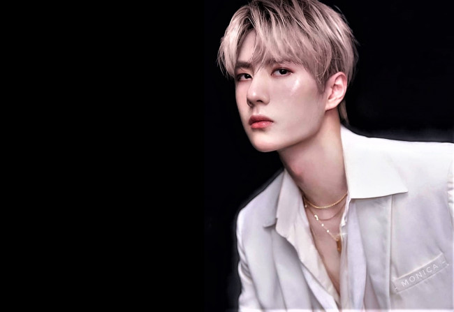 Обои картинки фото мужчины, wang yi bo, актер, певец, рубашка