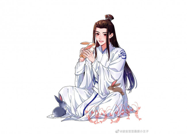 Обои картинки фото рисованное, кино,  мультфильмы, вэй, усянь, кролики