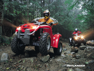 Картинка outlander400 4x4 мотоциклы квадроциклы