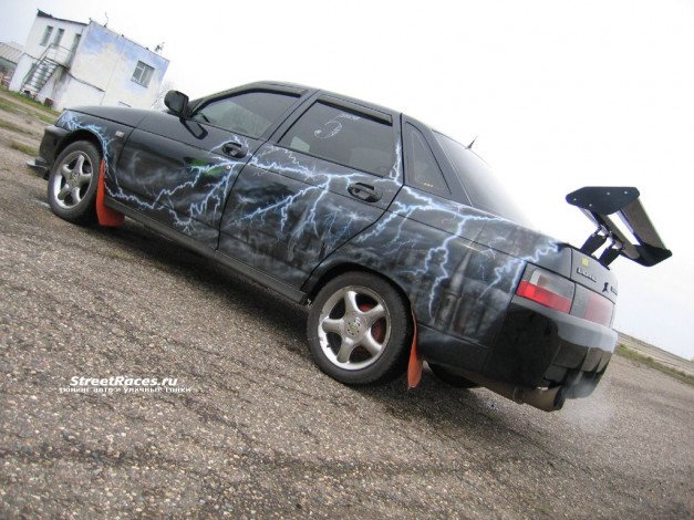 Обои картинки фото ваз, 2110, tuning, автомобили