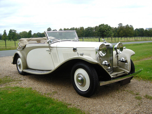 Обои картинки фото 1933, derby, bentley, автомобили, классика