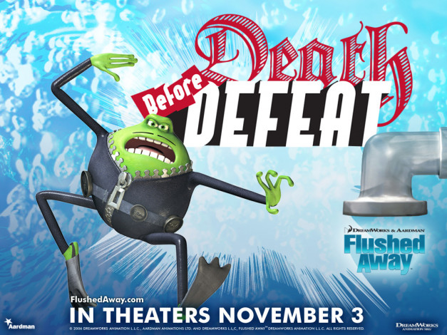 Обои картинки фото мультфильмы, flushed, away