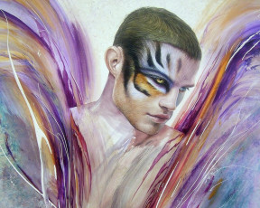 обоя christiane, vleugels, рисованные