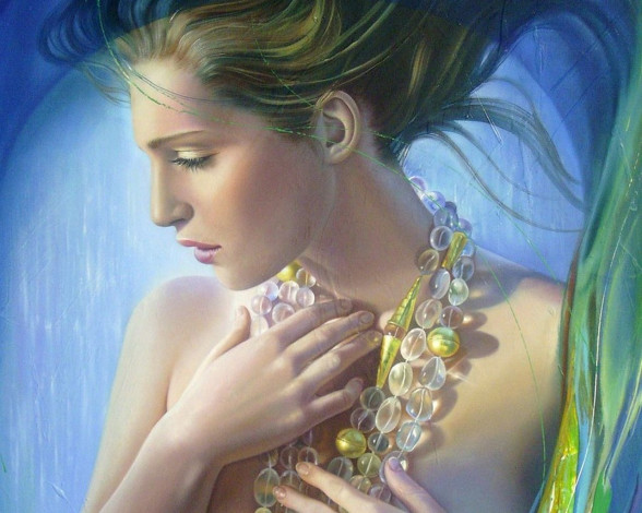 Обои картинки фото christiane, vleugels, рисованные