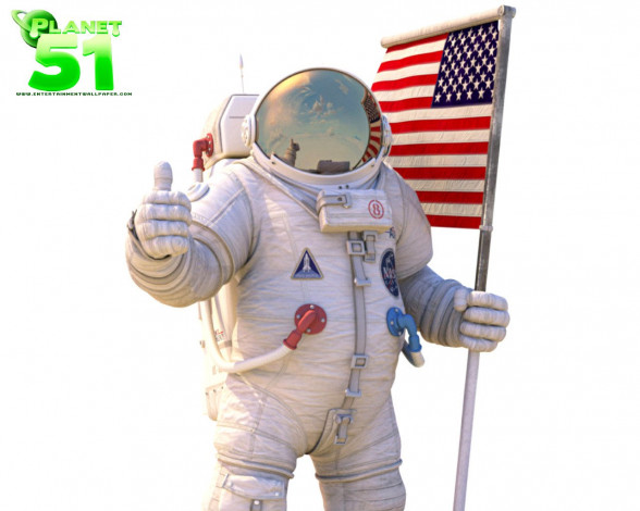 Обои картинки фото планета, 51, мультфильмы, planet