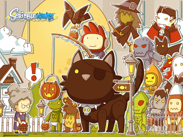 Обои картинки фото scribblenauts, видео, игры