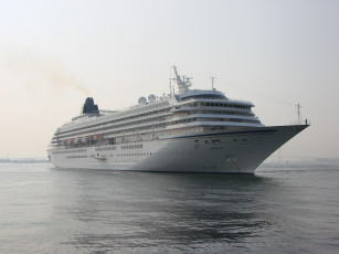 Картинка корабли лайнеры море небо мост