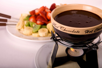 Картинка еда конфеты шоколад сладости горячий фондю фрукты