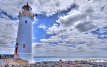 Картинка природа маяки камни небо