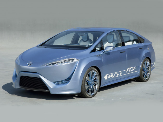 Обои картинки фото toyota, fcv, concept, автомобили