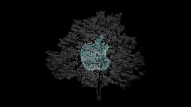 Обои картинки фото компьютеры, apple, яблоко, дерево