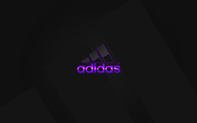 Обои картинки фото бренды, adidas, сиреневый, тёмный