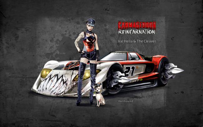 Обои картинки фото val, hella, dark, видео, игры, carmageddon, reincarnation