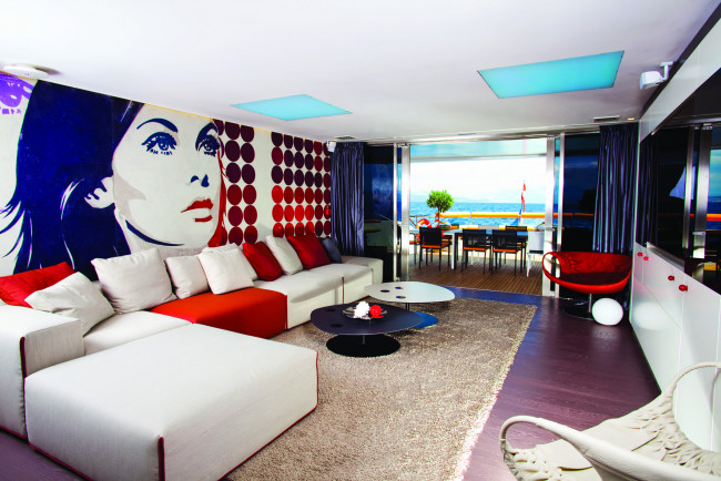 Обои картинки фото интерьер, каюты, помещения, на, корабле, яхта