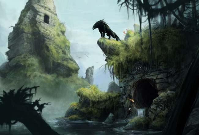 Обои картинки фото фэнтези, иные, миры, времена, пещера