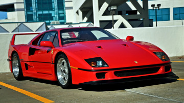 Картинка ferrari f40 автомобили изящество мощь автомобиль стиль скорость
