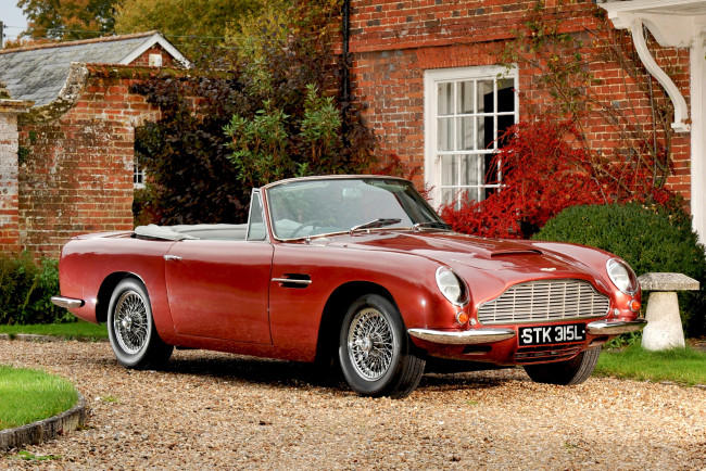 Обои картинки фото aston, martin, db6, volante, 1966–69, автомобили, ретро