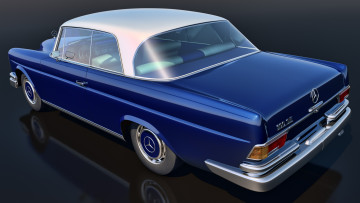Картинка автомобили 3д 300se benz mercedes 1961