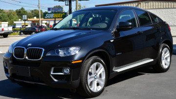 Картинка bmw x6 автомобили выставки уличные фото мотоциклы германия bayerische motoren werke ag