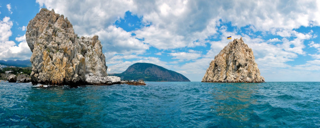 Обои картинки фото природа, моря, океаны, море, скалы, Черное, крым