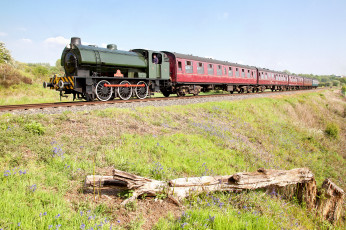 Картинка техника паровозы дорога железная паровоз