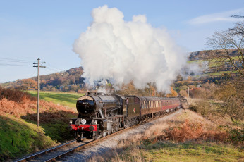 Картинка техника паровозы паровоз дорога железная