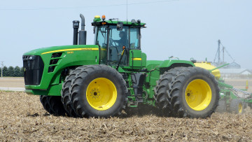 Картинка john+deere+9430+tractor техника тракторы колесный трактор