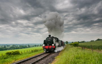 Картинка техника паровозы паровоз дорога железная