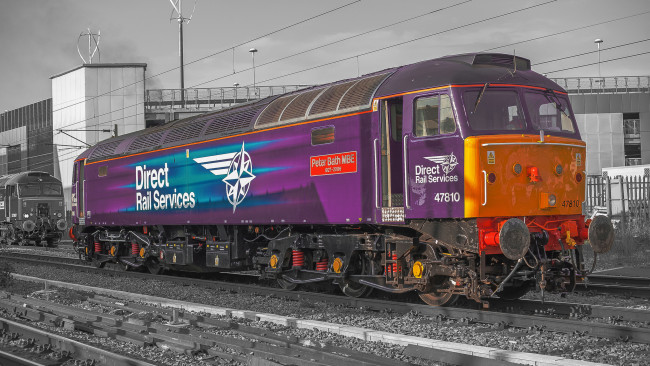 Обои картинки фото техника, локомотивы, локомотив, дорога, железная