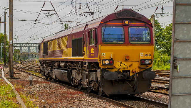 Обои картинки фото техника, локомотивы, железная, дорога, локомотив