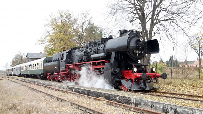 Обои картинки фото техника, паровозы, паровоз, железная, дорога