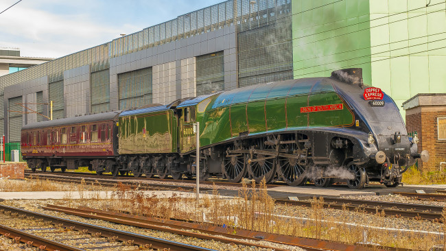 Обои картинки фото техника, паровозы, железная, дорога, паровоз