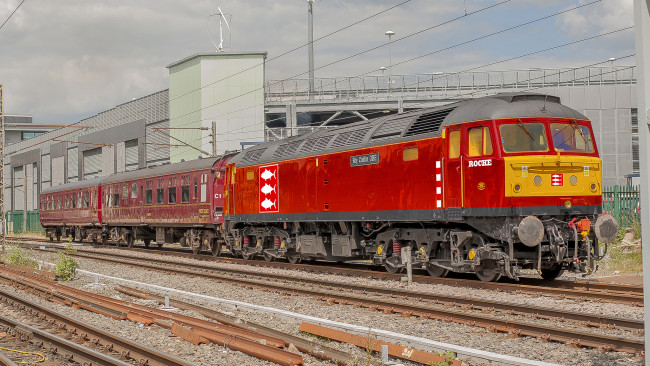 Обои картинки фото техника, поезда, дорога, состав, железная, локомотив