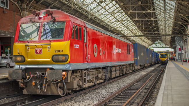 Обои картинки фото техника, поезда, состав, локомотив, дорога, железная