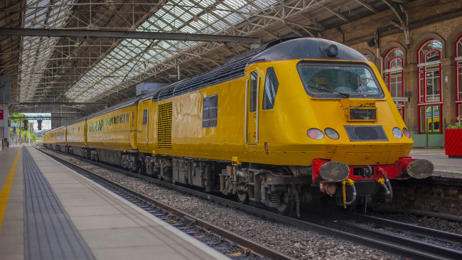 Обои картинки фото техника, поезда, состав, железная, локомотив, дорога