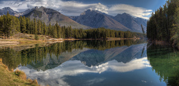 Картинка природа реки озера река лес