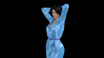 Картинка 3д+графика люди+ people фон взгляд девушка