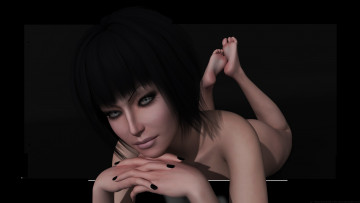 Картинка 3д+графика люди+ people фон взгляд девушка