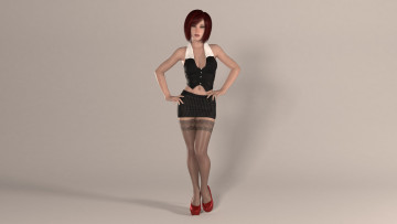 Картинка 3д+графика люди+ people фон взгляд девушка