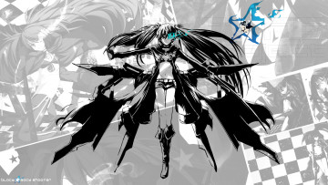 Картинка аниме black+rock+shooter black rock shooter kuroi mato девушка