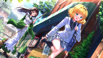 Картинка аниме natsume+yuujinchou фон взгляд девушки