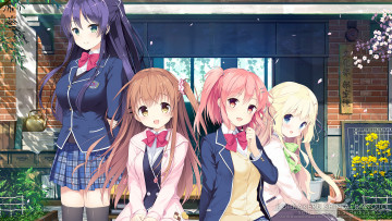 Картинка аниме unknown +другое shiratama девочки kurasawa moko kimishima ao shindou ayane shijou rinka koi x shin ai kanojo komari yui арт himeno sena