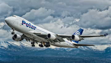 Картинка boeing+747 авиация грузовые+самолёты авиалайнер