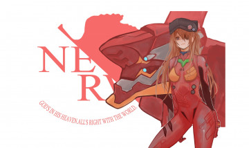 Картинка аниме evangelion mizu dl7613 робот евангелион девушка арт soryu asuka langley neon genesis