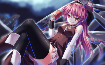 Картинка аниме mahou+shoujo+madoka+magika девушка арт sakura kyouko mahou shoujo madoka magica ame wa agattano