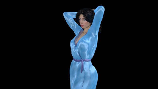 Обои картинки фото 3д графика, люди , people, фон, взгляд, девушка