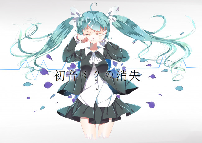 Обои картинки фото аниме, vocaloid, девочка, weitu, hatsune, miku